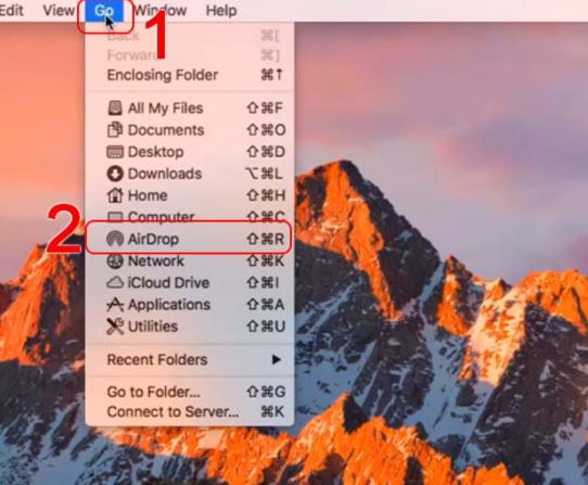 Cách bật AirDrop trên MacBook