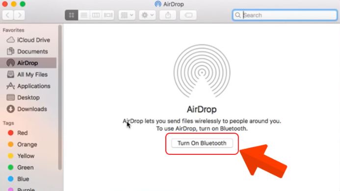 Cách bật AirDrop trên MacBook