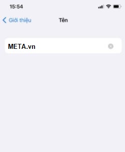 Cách đổi tên AirDrop trên iPhone, iPad