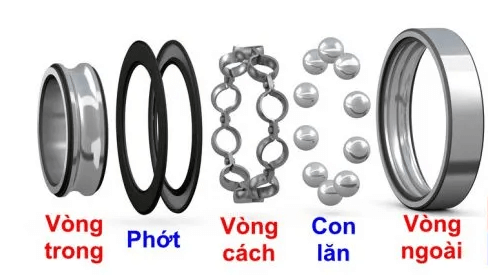 Cấu tạo bạc đạn