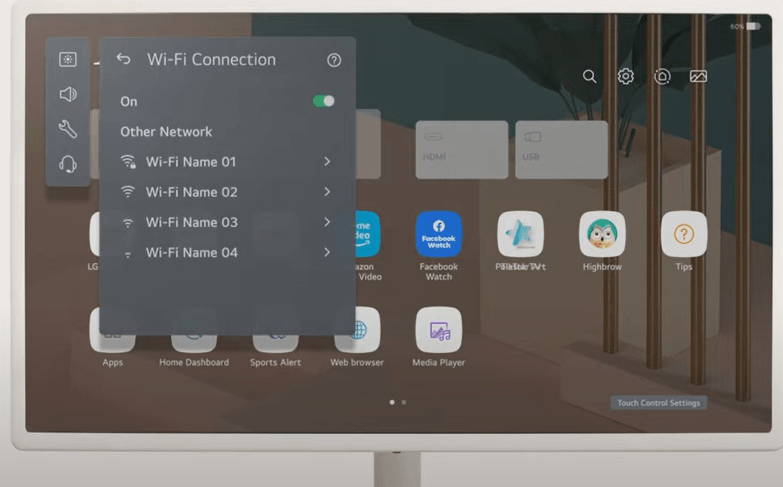 Chọn mạng wifi không dây muốn dùng