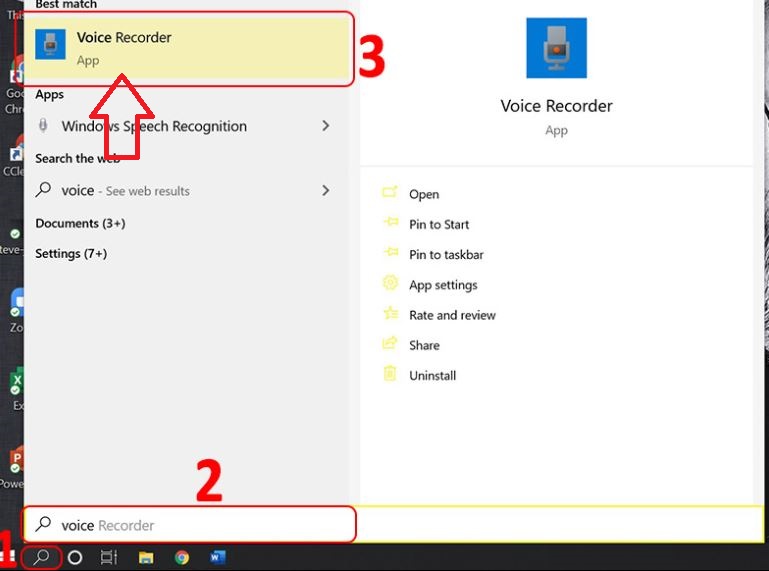 Cách ghi âm trên máy tính Win 10