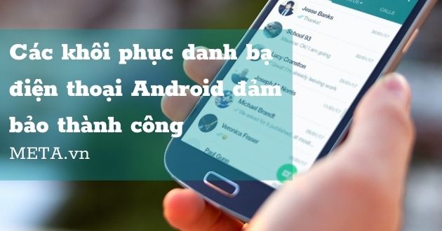 Khôi phục danh bạ
