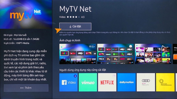 Ứng dụng xem tivi trên Smart TV và Android TV My TV