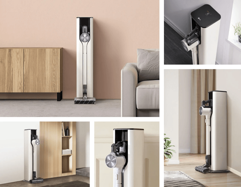 Máy LG CordZero All-in-one Tower có kiểu dáng bên ngoài rất đẹp mắt