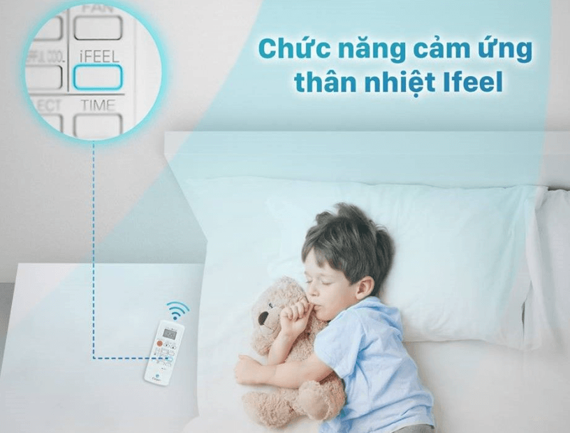 Cảm biến thân nhiệt iFeel trên máy lạnh Casper