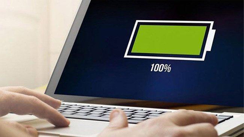 Tiến hành xả pin laptop