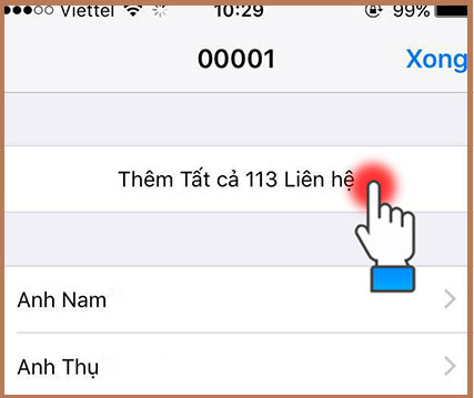 Cách chuyển danh bạ từ Android sang iPhone