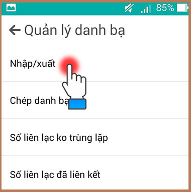 Cách chuyển danh bạ từ Android sang iPhone