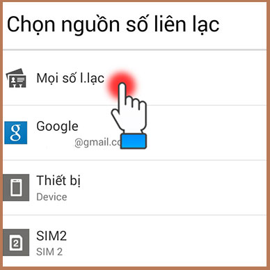 Cách chuyển danh bạ từ Android sang iPhone