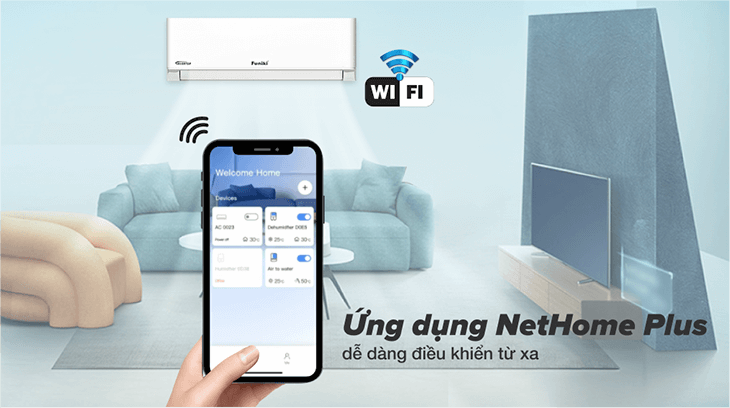 Kết nối thông minh bằng wifi