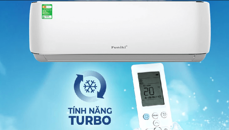 Điều hòa Funiki được trang bị công nghệ làm lạnh nhanh Turbo