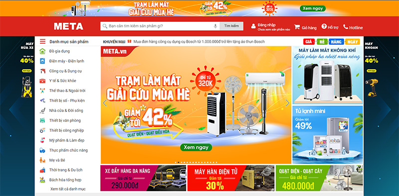 META cam kết bán hàng chính hãng, đúng giá công bố, nguồn gốc xuất xứ rõ ràng