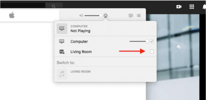 AirPlay trên Mac.