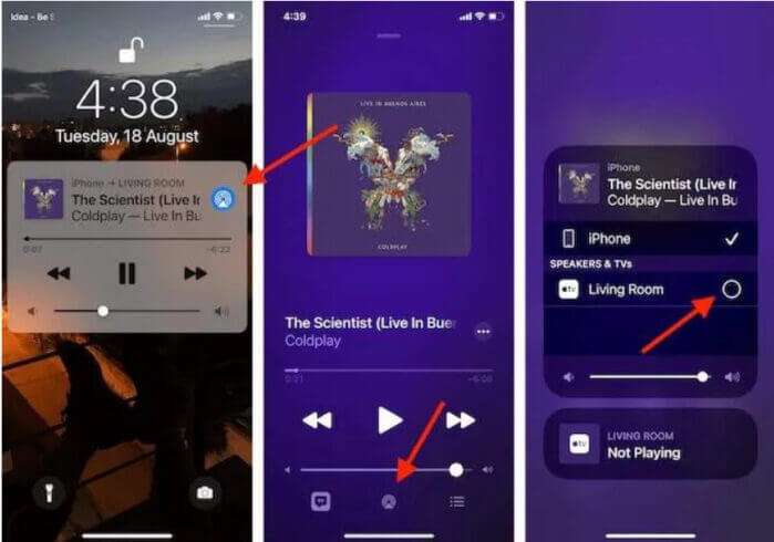 Dừng phát trên AirPlay