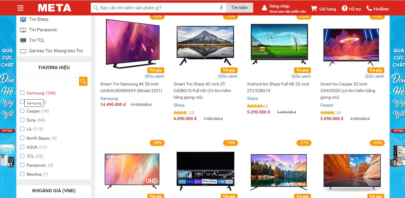 Có nên mua tivi online không?