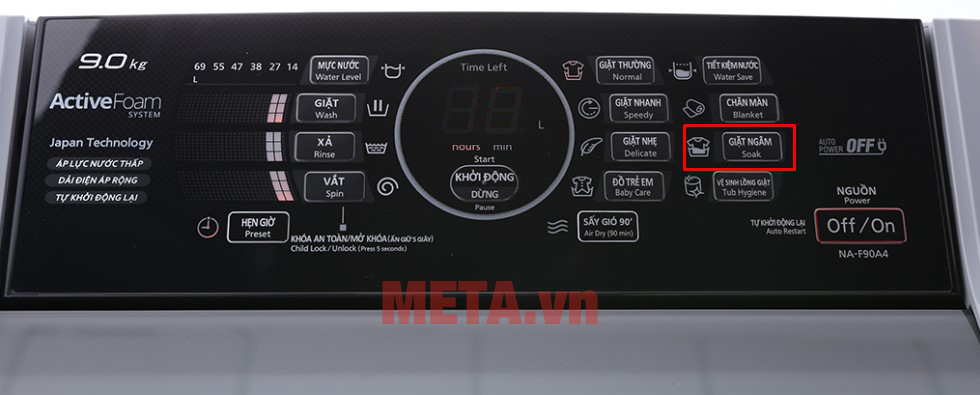 Hướng dẫn sử dụng chế độ giặt ngâm