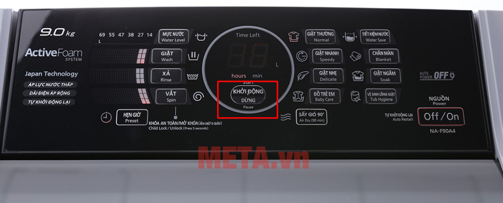 Hướng dẫn sử dụng chế độ giặt ngâm