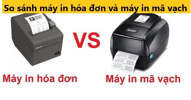 So sánh máy in hóa đơn và máy in mã vạch có gì giống, khác nhau