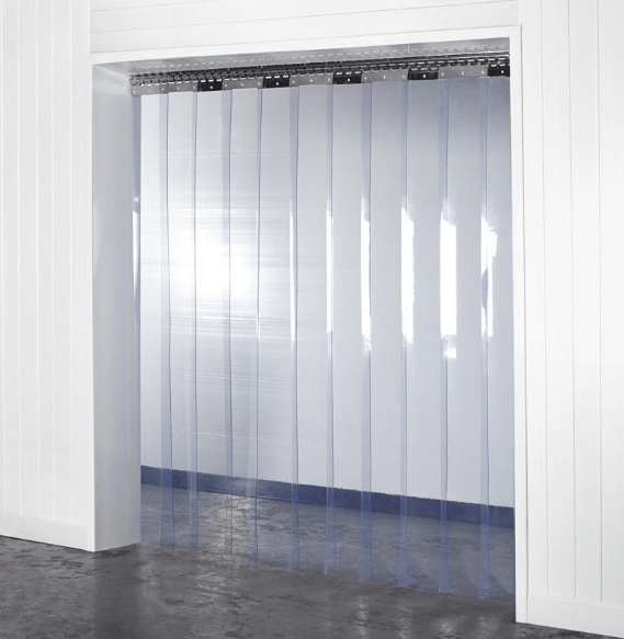 Cách làm kín phòng khi lắp máy lạnh bằng rèm nhựa PVC