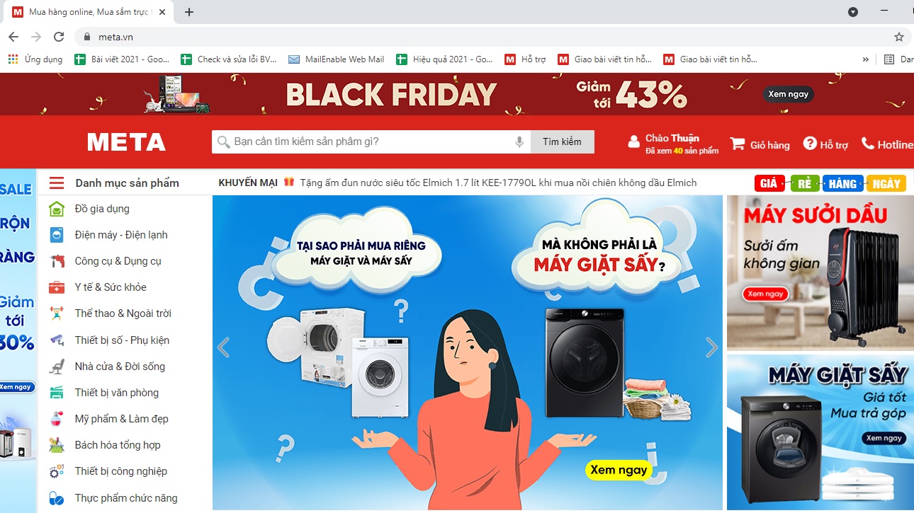 Kinh nghiệm mua máy giặt online