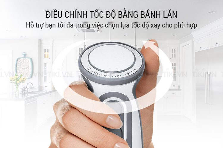Thiết kế vòng bi lăn trên máy xay cầm tay Braun