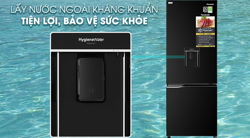 Tủ lạnh Panasonic Prime+ Edition có tính năng lấy nước ngoài tiện lợi