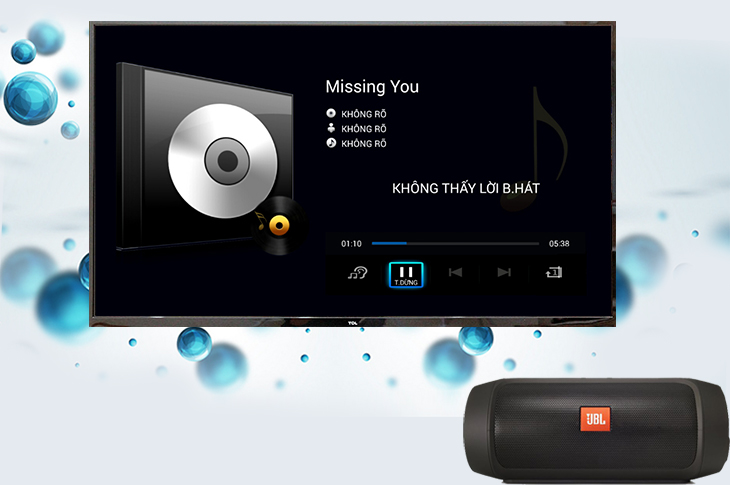 Kết nối âm thanh tivi Sharp ra loa qua bluetooth
