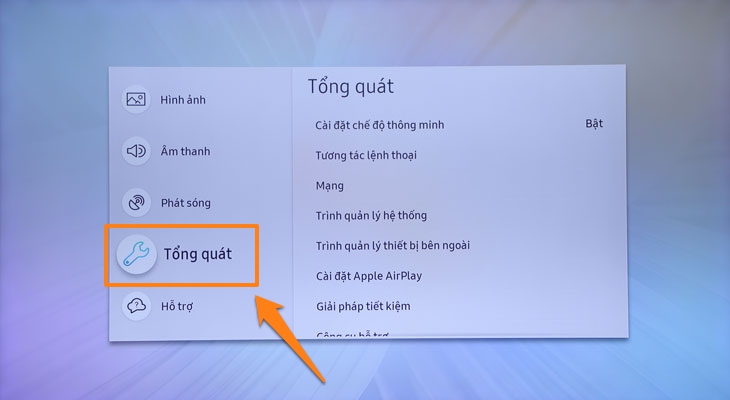 Các bước hẹn giờ tắt tivi Samsung