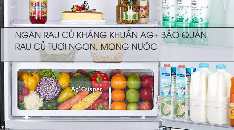 Ngăn đựng rau quả chuyên dụng kháng khuẩn Ag+ Crisper