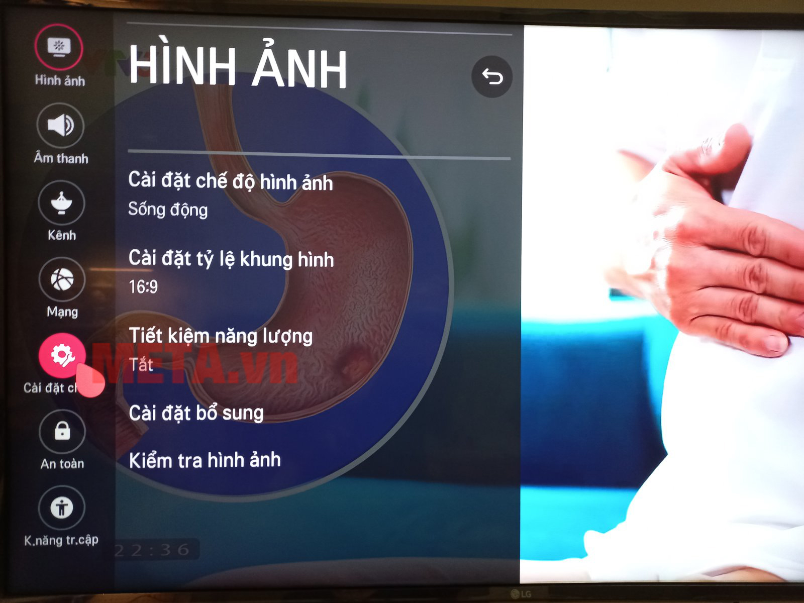 Cách tắt chế độ Demo trên tivi LG