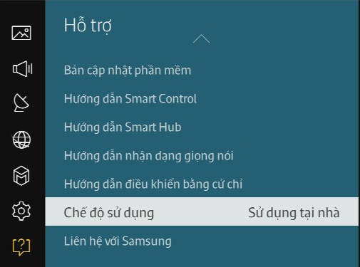 Tắt Demo tivi Samsung
