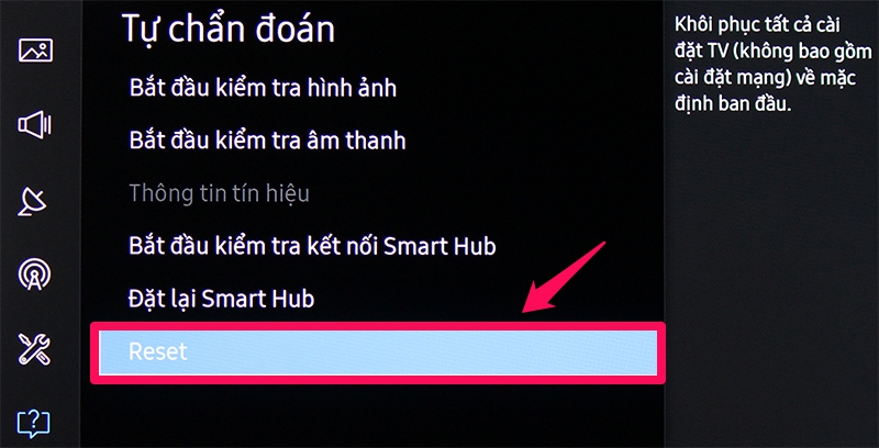Cách tắt Demo tivi Samsung