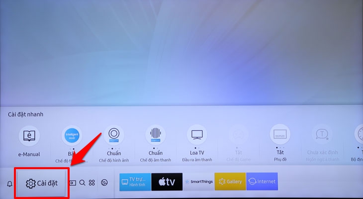 Cách tắt chế độ Demo trên tivi Samsung
