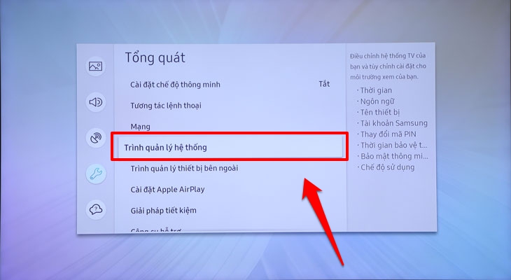 Cách tắt chế độ trưng bày tivi Samsung