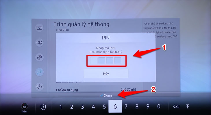 Hướng dẫn tắt chế độ Demo trên tivi