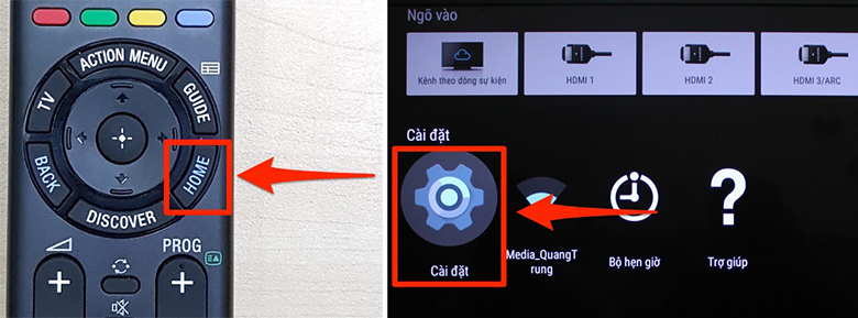 Cách tắt chế độ Demo tivi Sony