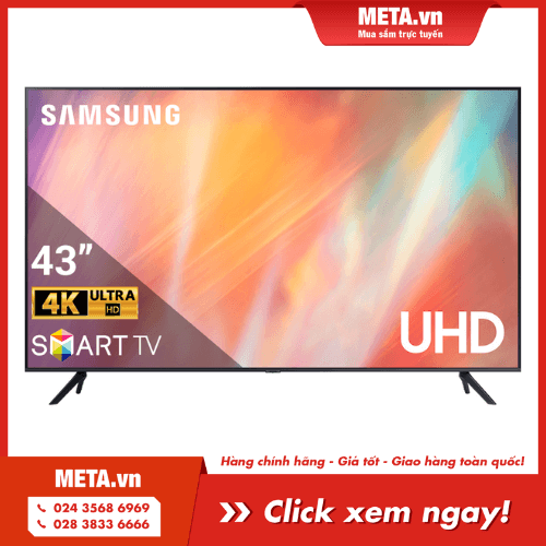 Mua ngay Smart TV Samsung UHD 4K 43 inch AU7000