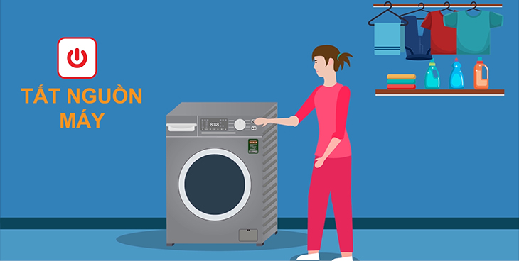 Cách lấy đồ bị kẹt trong máy giặt cửa trước