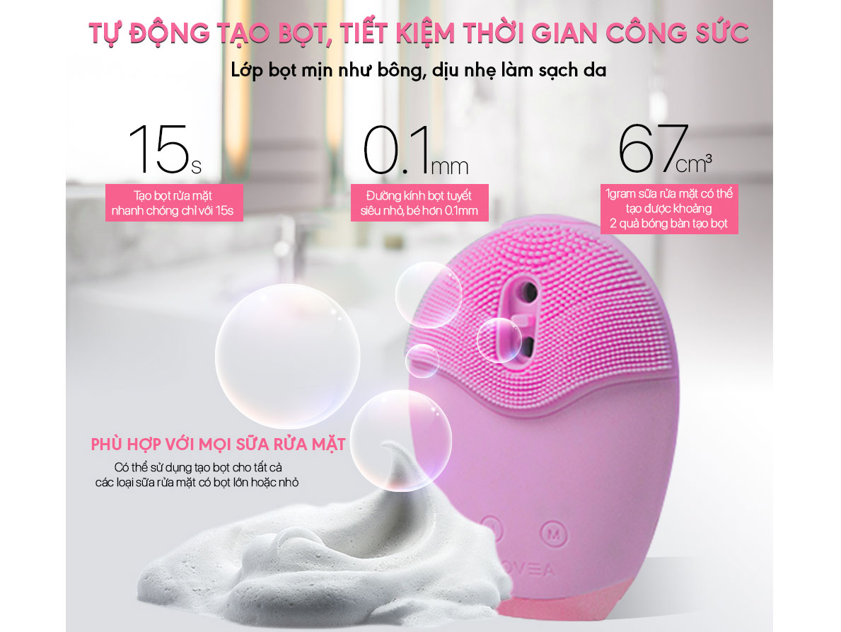 Máy rửa mặt AEVO Foam Cleanser tạo bọt nhanh chóng