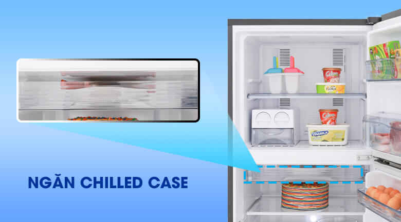 Ngăn bảo quản thịt cá Chilled Case 0 độ C