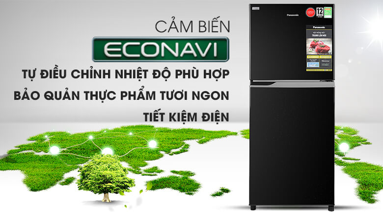 Công nghệ cảm biến Econavi trên tủ lạnh Panasonic