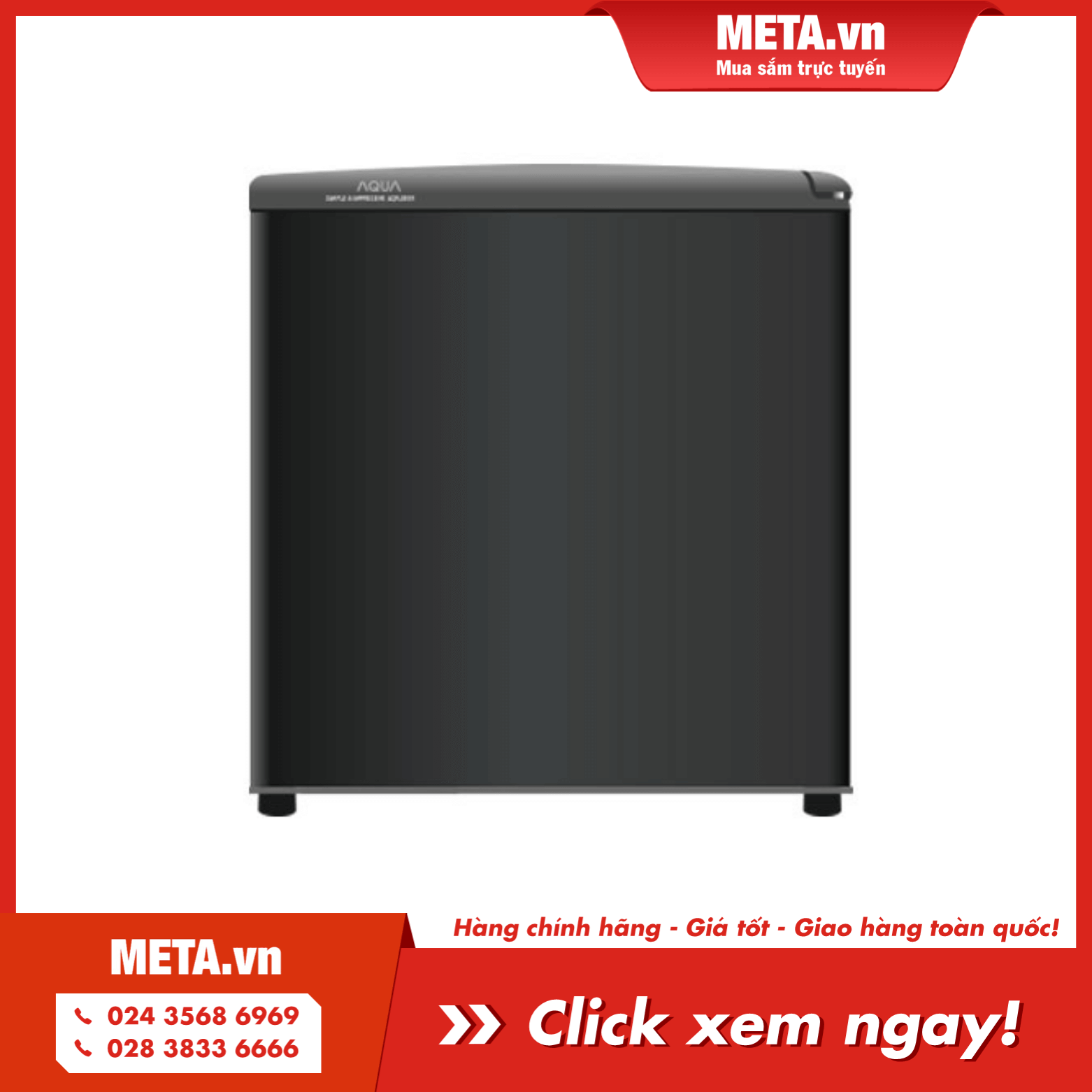 Mua ngay tủ lạnh mini AQUA 50 Lít AQR-D59FA (BS) có khay chắc chắn