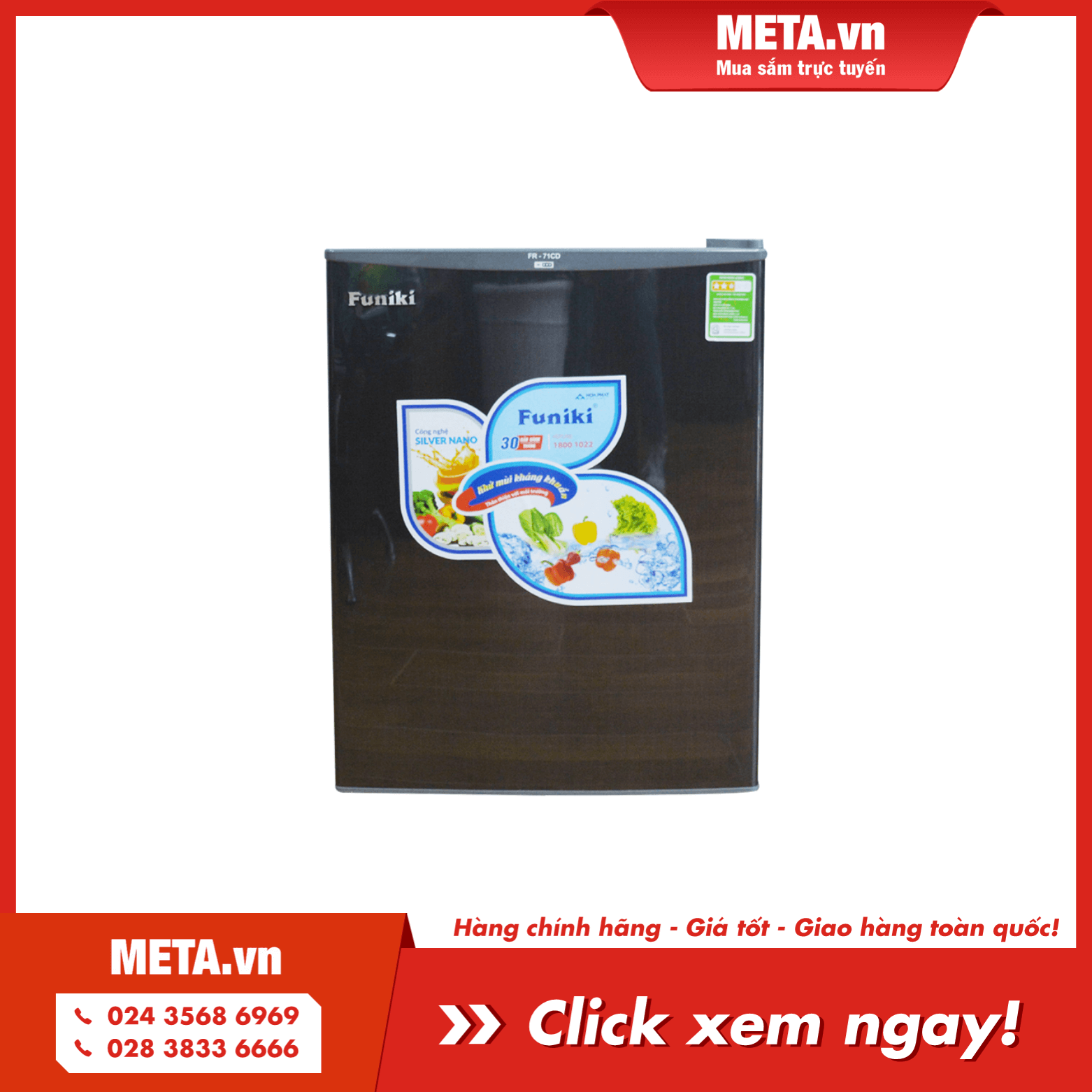 Mua ngay tủ lạnh Funiki FR-71CD 70 lít