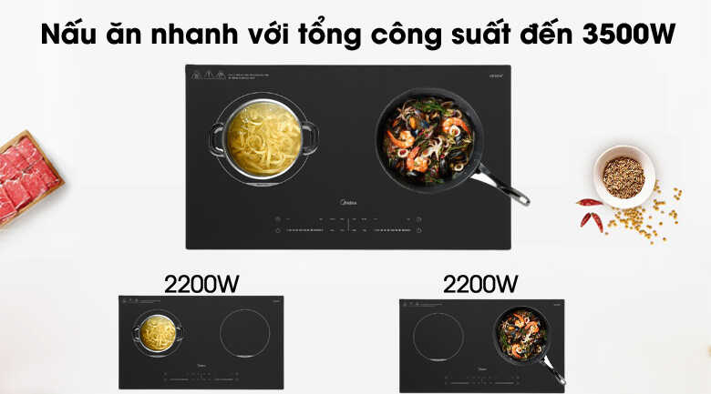 Ưu điểm của bếp từ là đem lại hiệu quả nấu nướng tối ưu hơn do hạn chế thấp nhất tình trạng thất thoát nhiệt