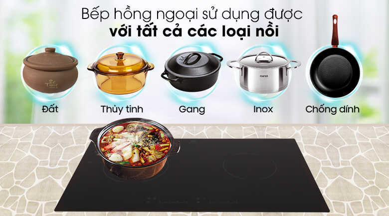 Ưu nhược điểm của bếp hồng ngoại Ưu nhược điểm của bếp hồng ngoại