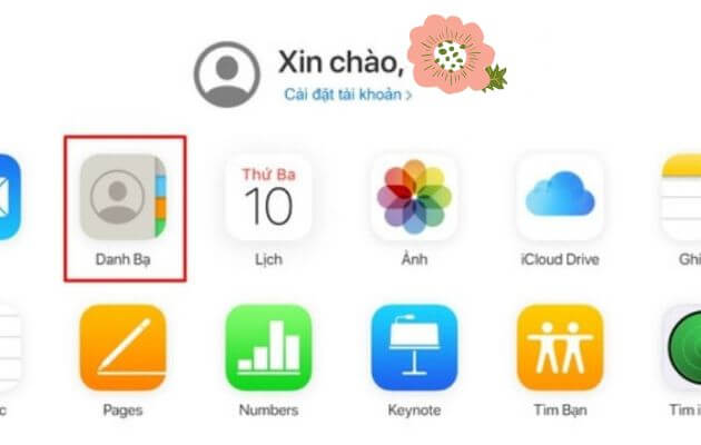 Cách xóa nhiều số điện thoại trong danh bạ iPhone trên iCloud