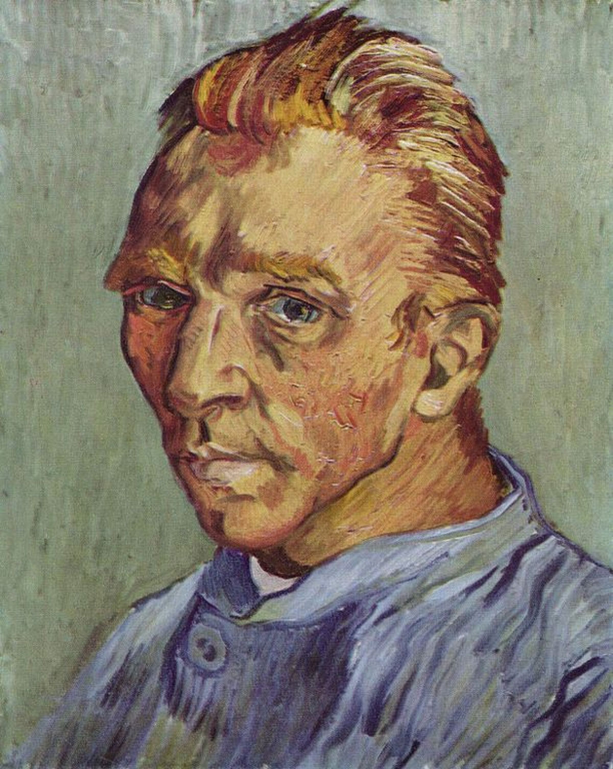 Chân dung tự họa không râu của Vincent Van Gogh