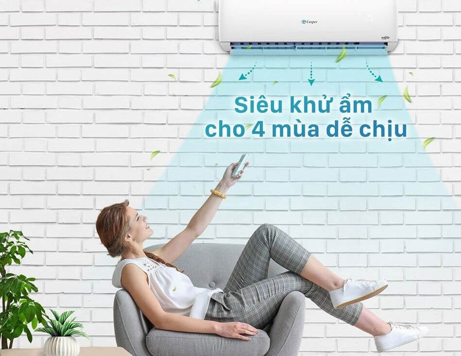 Bật máy lạnh khi trời mưa để cân bằng độ ẩm trong không khí