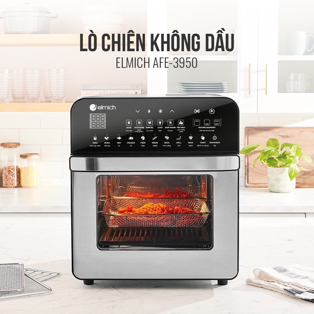 Cách sử dụng nồi chiên không dầu Elmich an toàn, đúng cách